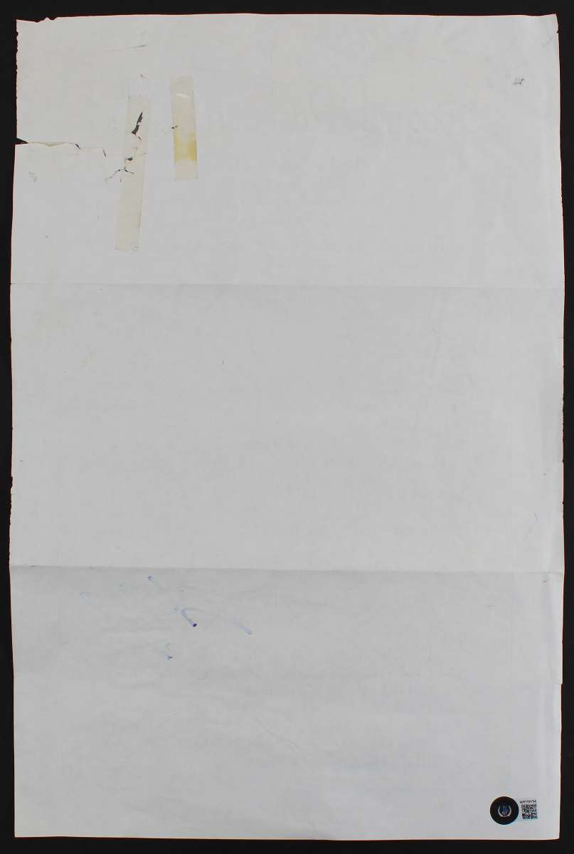 
Shaquille O'Neal Signed 12x17.75 High School Awards Poster BAS Witness #WP79154