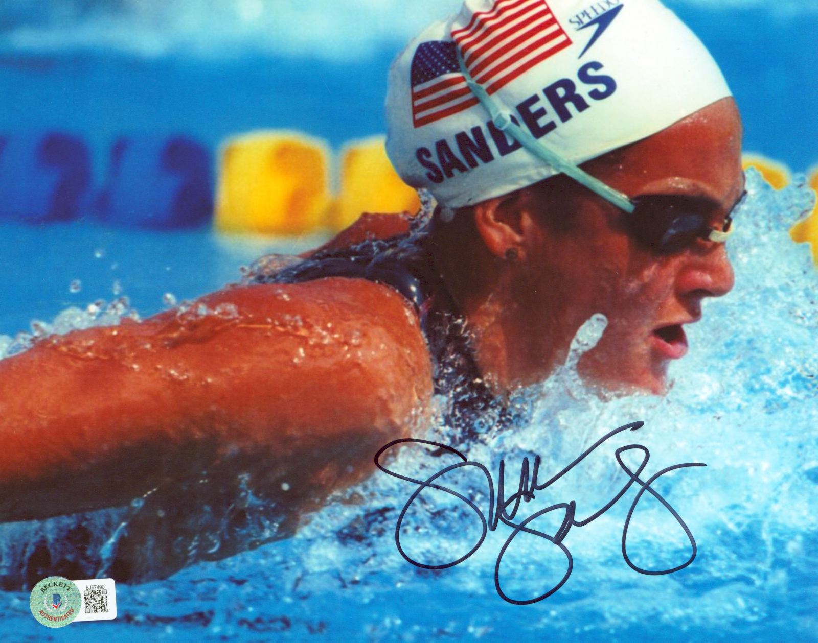 
Summer Sanders Summer Olympics Authentic Signed 8x10 Photo BAS #BJ67490