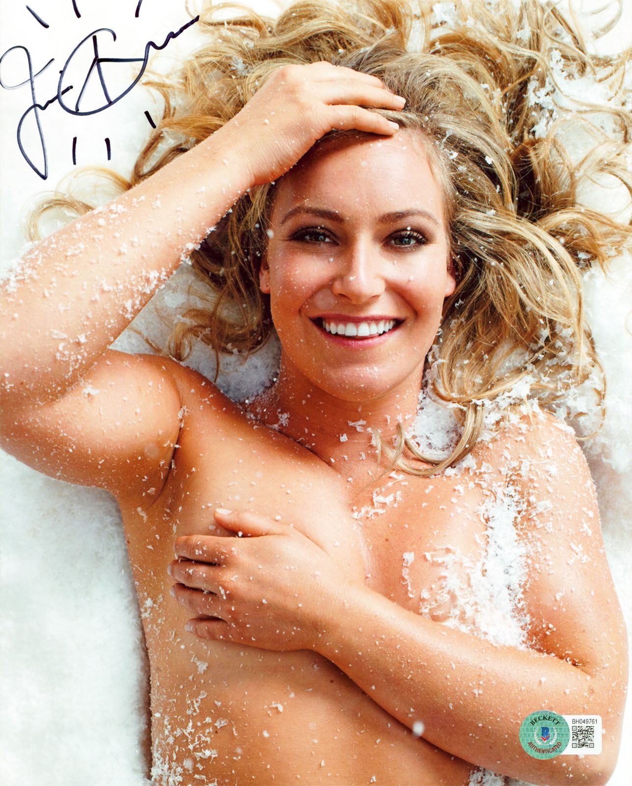 
Jamie Anderson Winter Olympics Authentic Signed 8x10 Photo BAS #BH049761