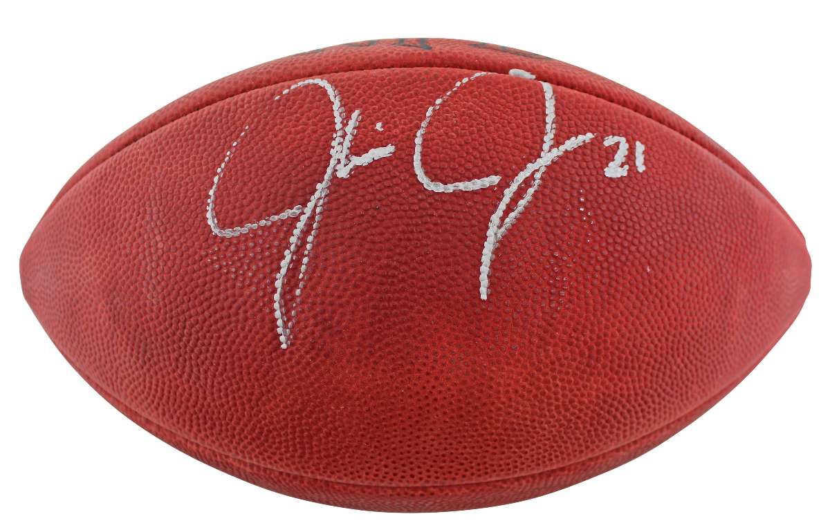 
Cowboys Julius Jones Authentic Signed Official Nfl Football BAS #BB22953