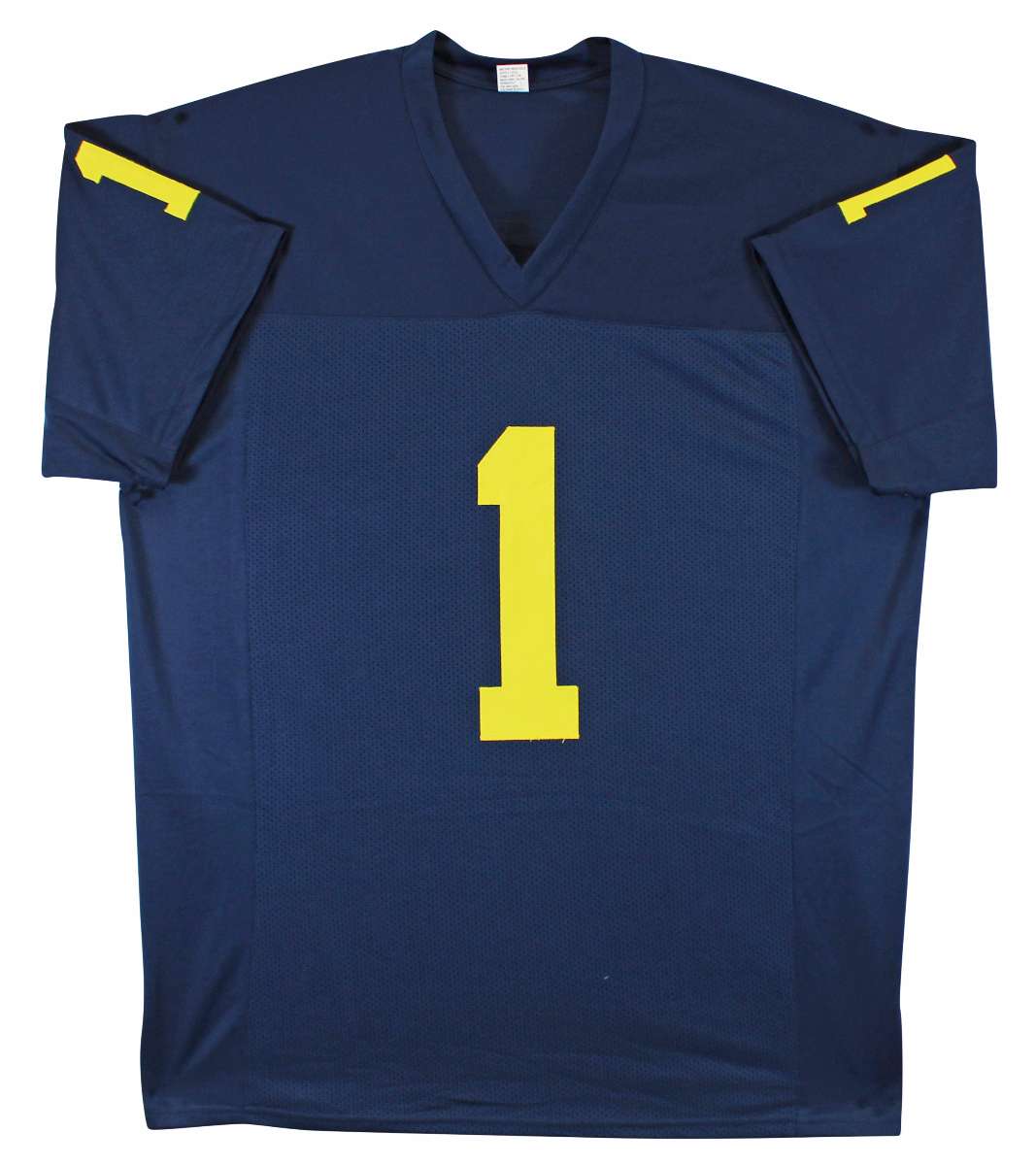 
Michigan Roman Wilson Authentic Signed Navy Pro Style Jersey BAS Witnessed