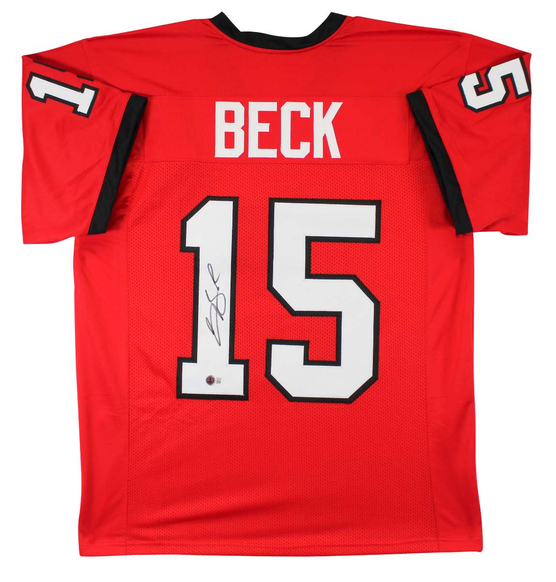 
Georgia Carson Beck Authentic Signed Red Pro Style Jersey BAS Witnessed