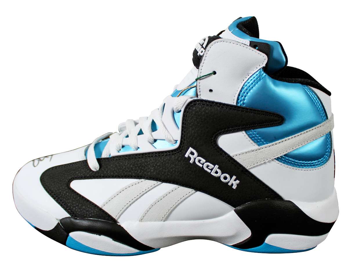 
Shaquille O'Neal Signed Left Reebok Shaq Attaq Retro 2022 Magic Shoe BAS Witness