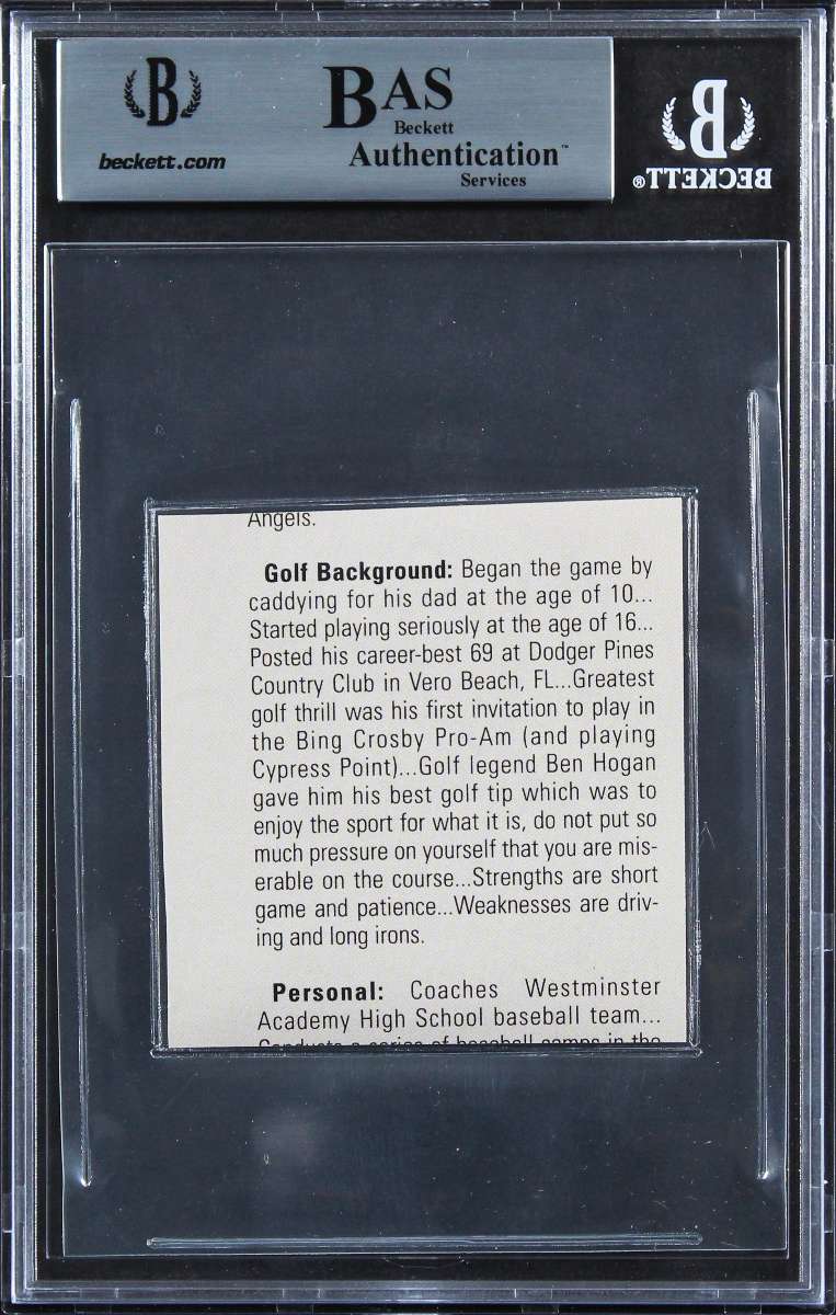 
Pistons Bill Laimbeer Authentic Signed 2.75x2.75 Cut Signature BAS Slabbed