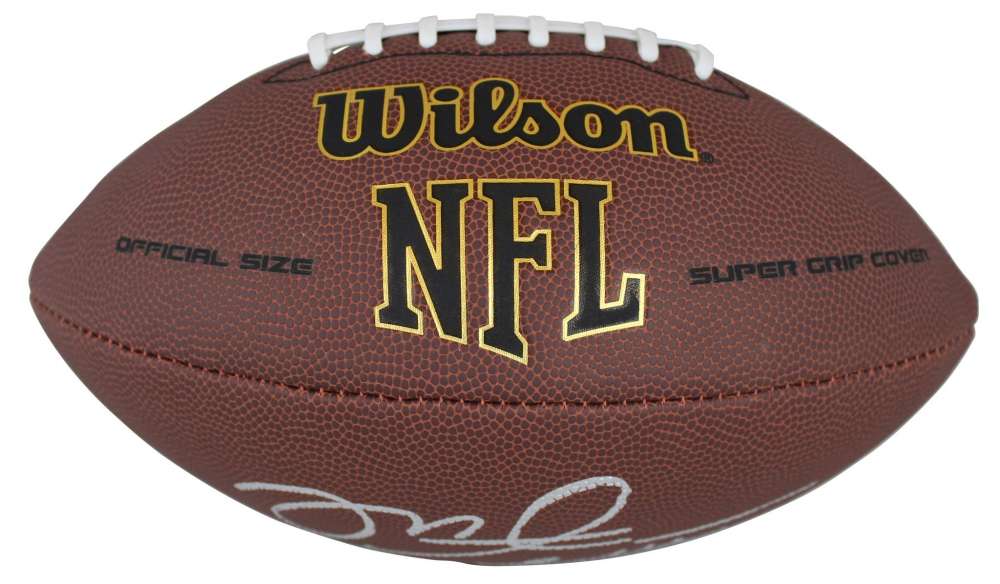 
Buccaneers Mike Alstott Authentic Signed Super Grip Nfl Football BAS Witnessed