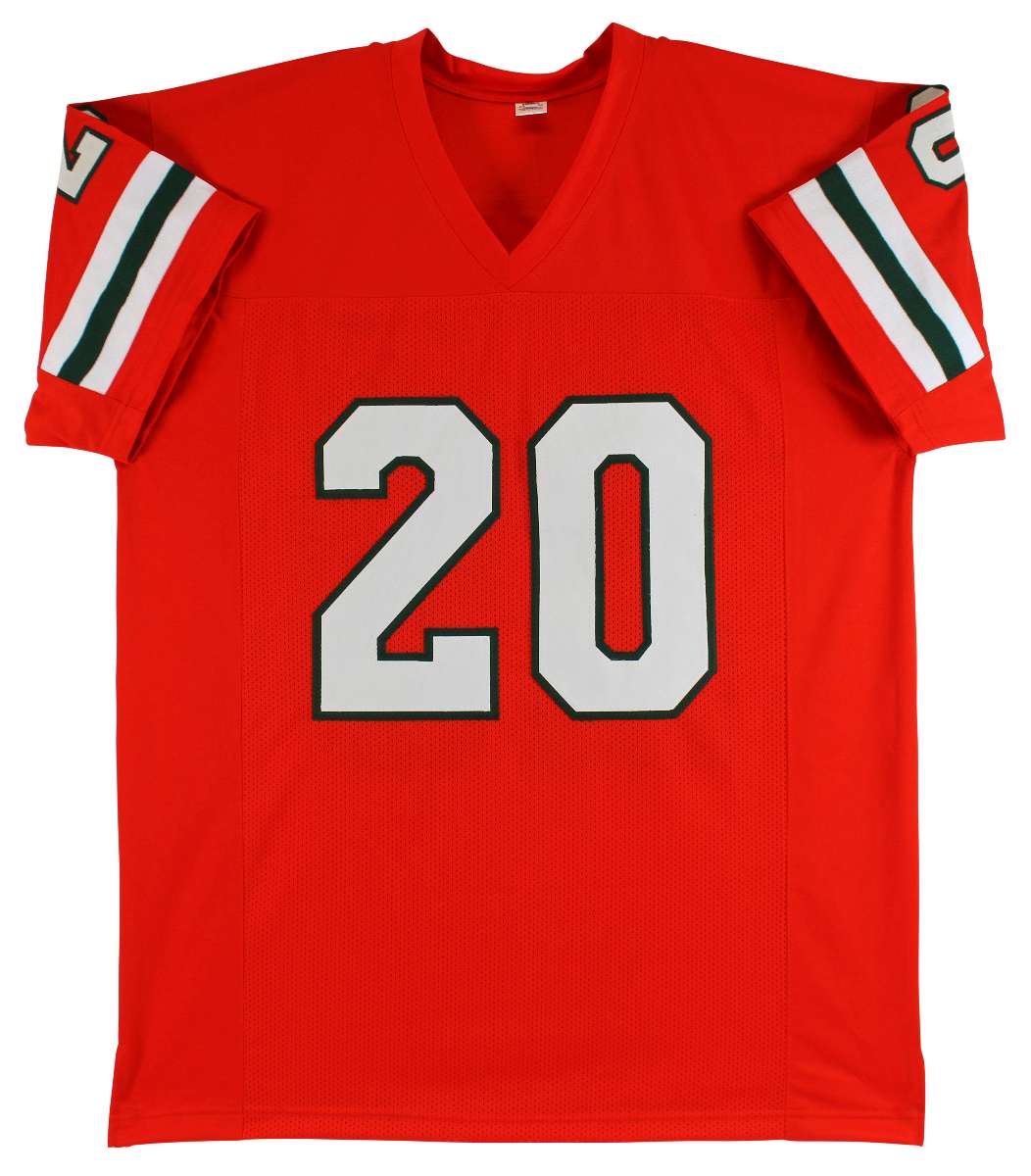 
Ed Reed Authentic Signed Orange Pro Style Jersey Autographed BAS Witnessed