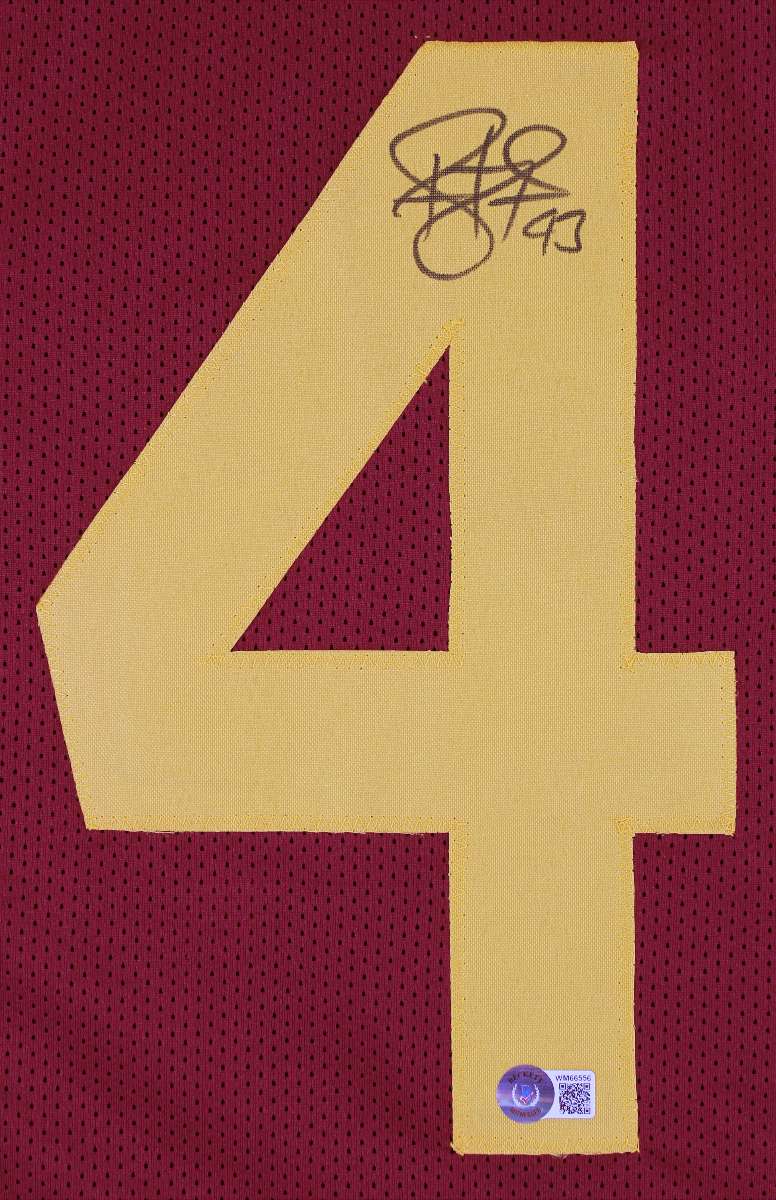 
Troy Polamalu Authentic Signed Maroon Pro Style Jersey Autographed BAS Witnessed