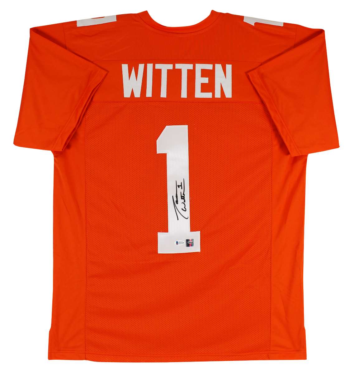
Tennessee Jason Witten Authentic Signed Orange Pro Style Jersey BAS Witnessed