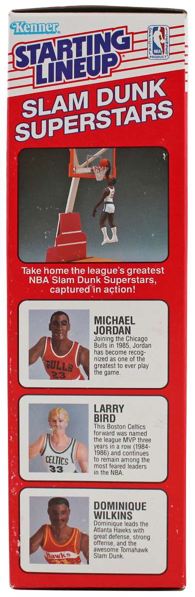 
Celtics Larry Bird Signed Sealed 1989 Starting Lineup Slam Dunk BAS W #2W012588