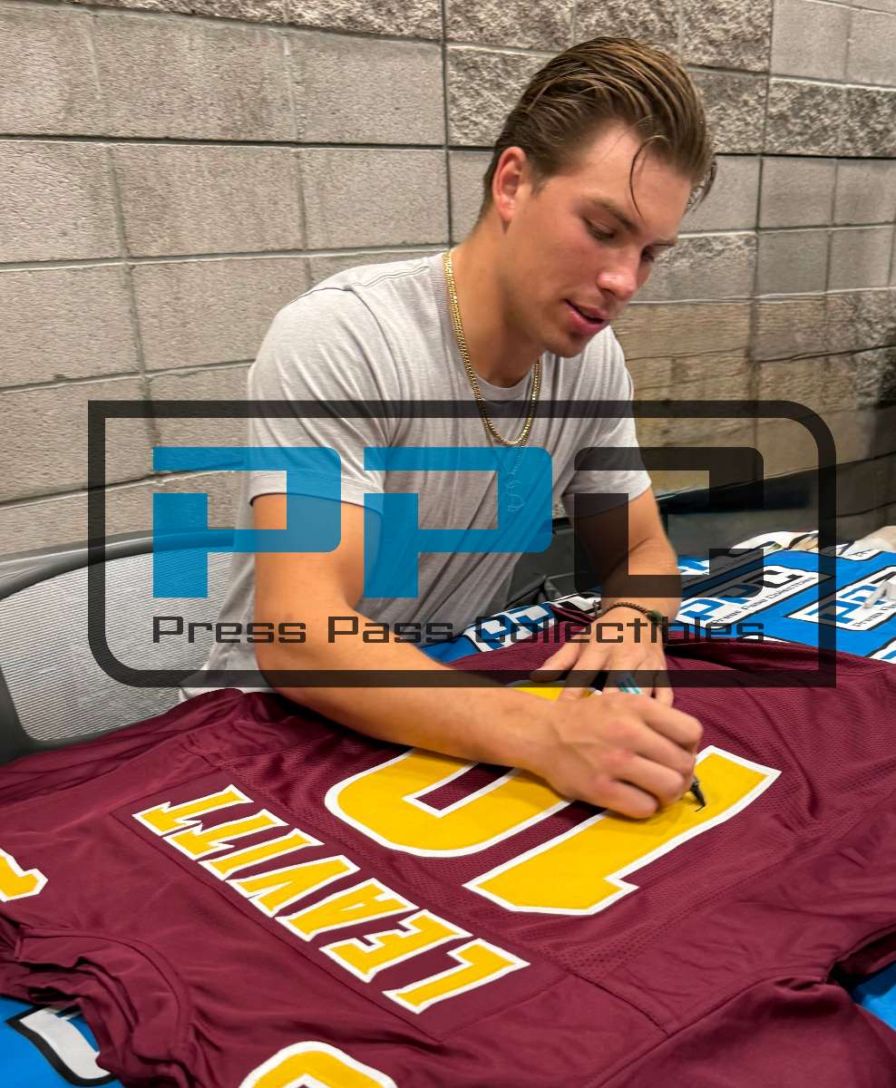 
Arizona State Sam Leavitt Authentic Signed Maroon Pro Style Jersey BAS Witnessed
