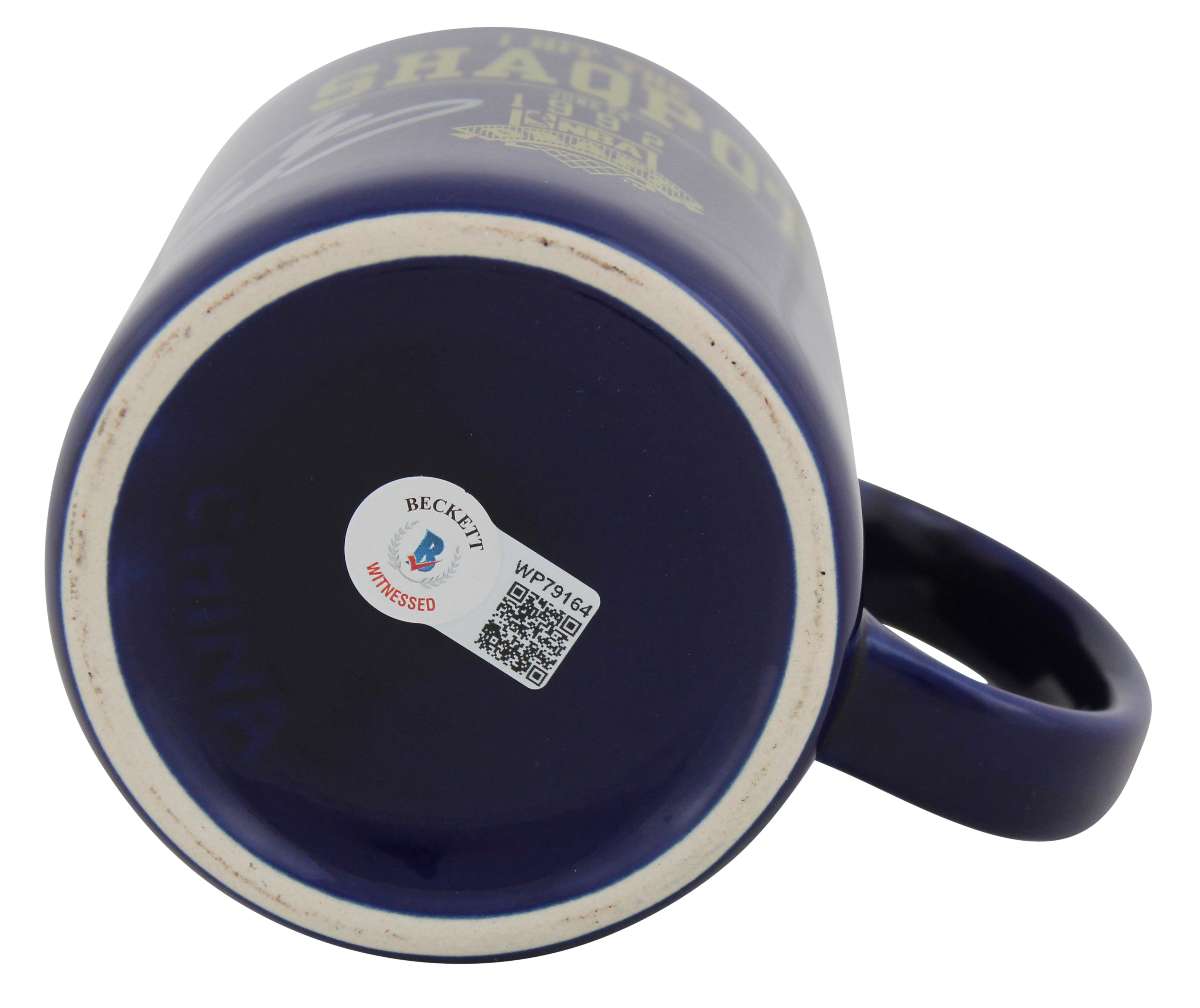 
Magic Shaquille O'Neal Signed Shaqpot 1992 NBA Draft Coffee Mug BAS Wit #WP79164