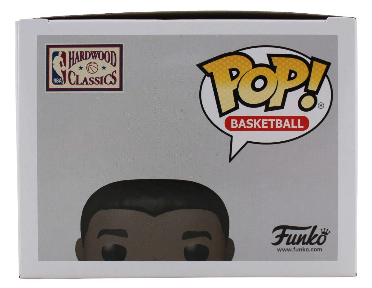
Lakers Magic Johnson Signed USA #112 Funko Pop Vinyl Figure w/ Blue Sig BAS Wit