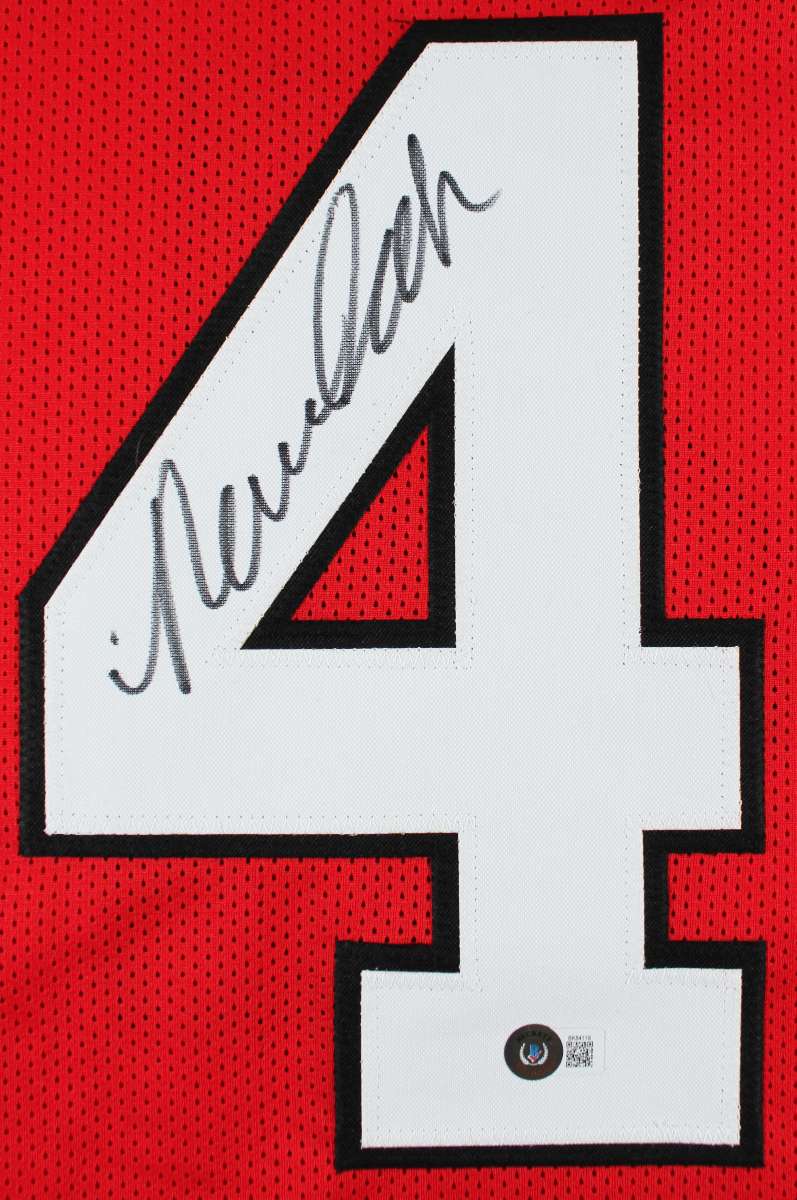 
Michigan Frank Clark Authentic Signed Navy Blue Pro Style Jersey Autographed JSA