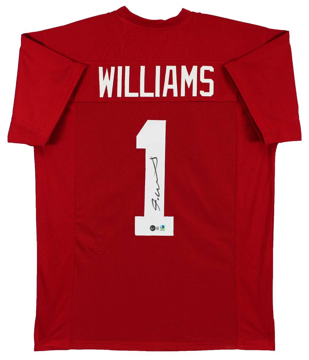 
Alabama Jameson WIlliams Authentic Signed Maroon Pro Style Jersey BAS Witnessed