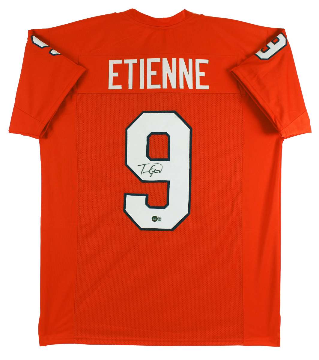 
Clemson Travis Etienne Authentic Signed Orange Pro Style Jersey Autographed BAS