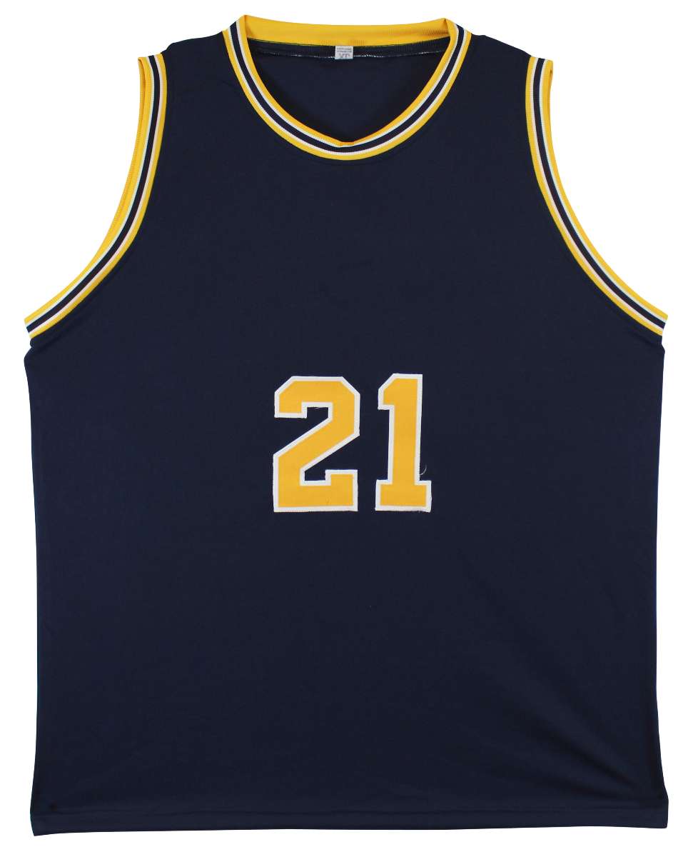 
Michigan Franz Wagner Authentic Signed Navy Blue Pro Style Jersey BAS Witnessed