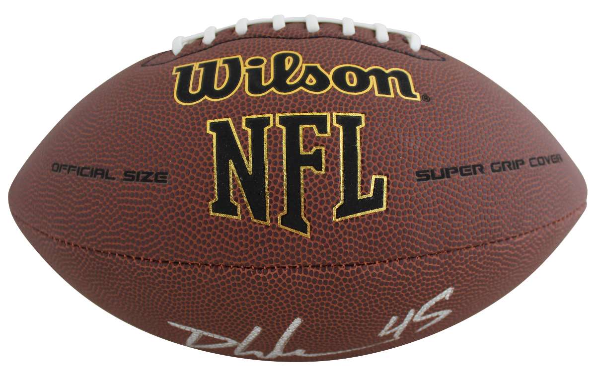 
Eagles Devin White Authentic Signed Wilson Super Grip Nfl Football BAS Wit