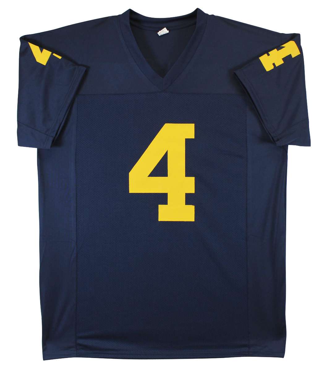 
Michigan Nico Collins Authentic Signed Navy Blue Pro Style Jersey BAS Witnessed