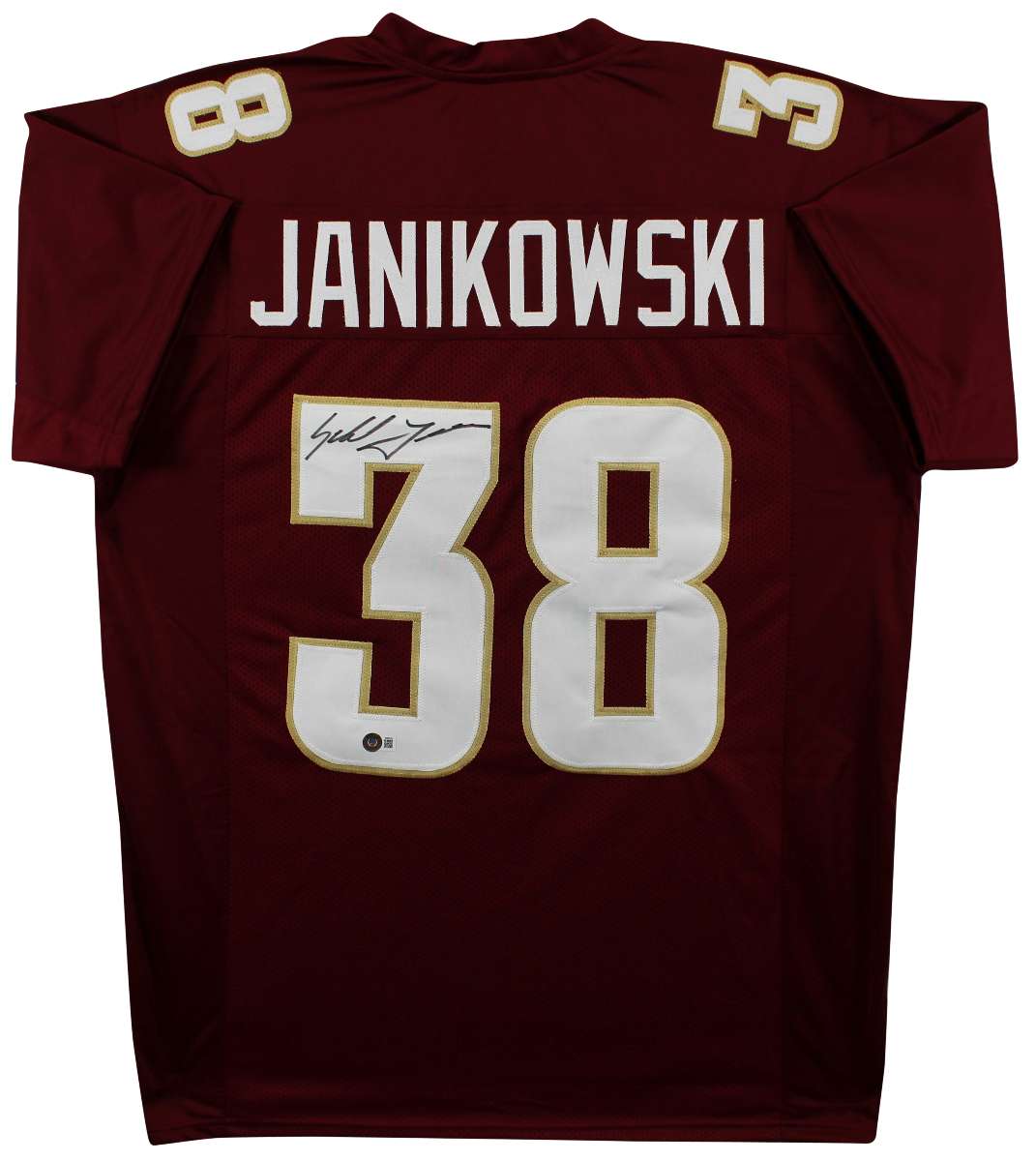 
Florida State Sebastian Janikowski Signed Maroon Pro Style Jersey BAS Witnessed