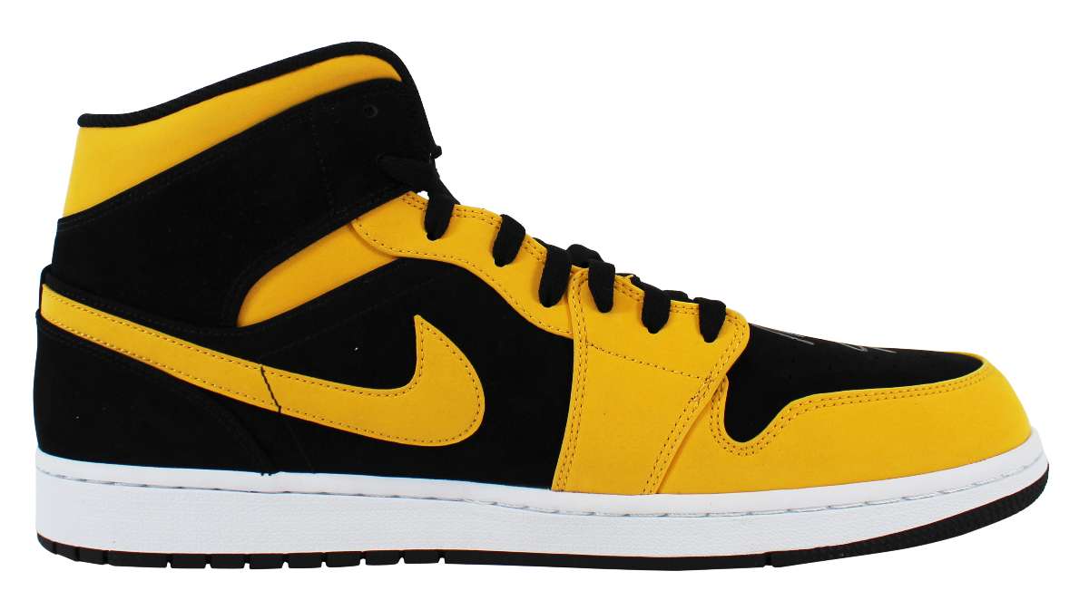 
Lakers Magic Johnson Signed 2018 Nike Air Jordan 1 Mid Size 14 Shoes w/ Box BAS