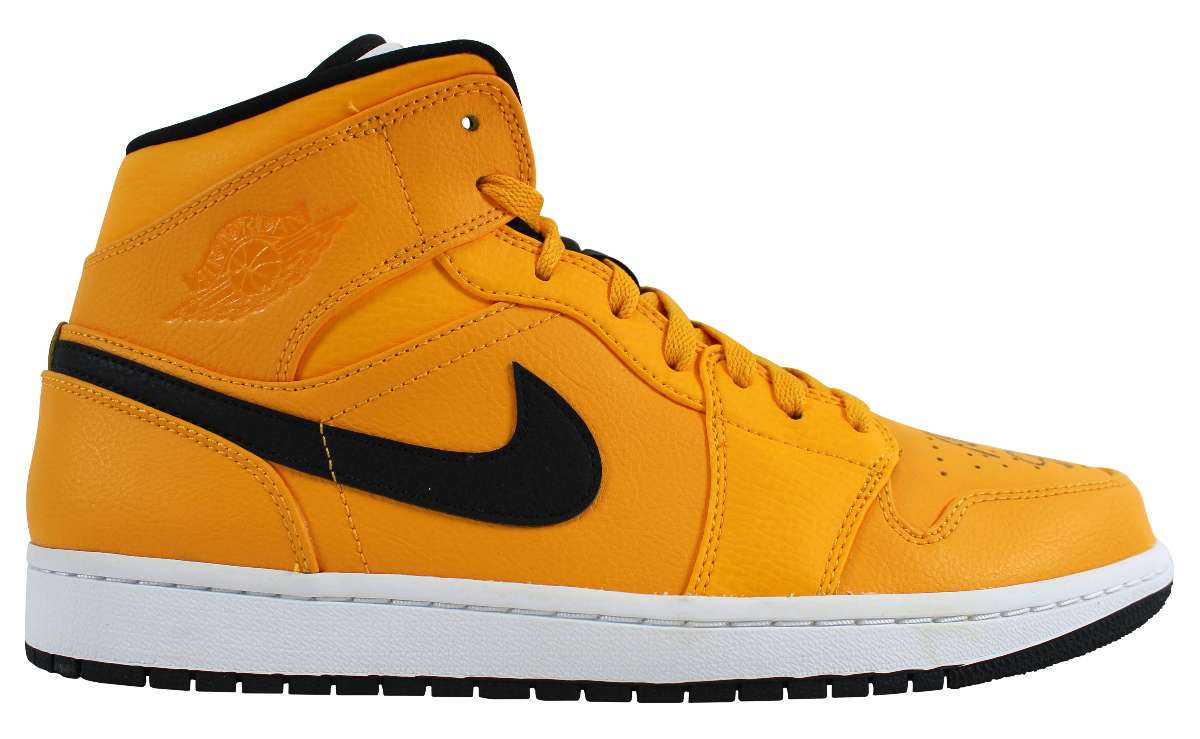 
Lakers Magic Johnson Authentic Signed Air Jordan 1 Mid Shoes w/ Box BAS Witness