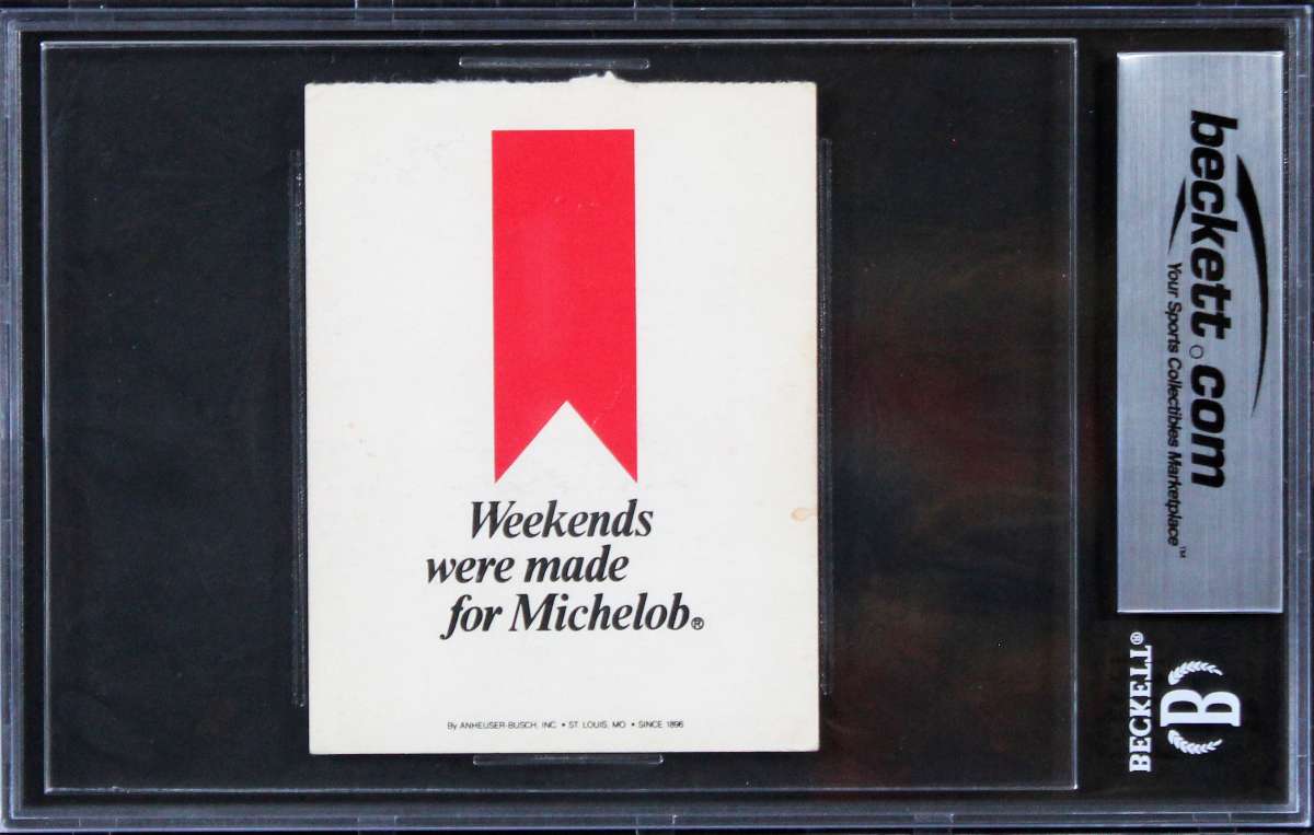 
Magic Johnson & Larry Bird 1980 NBA ASG Ticket Grade 5 Auto Grade 10! BAS Slab