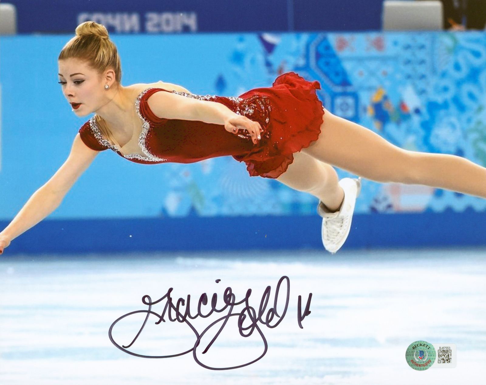 
Gracie Gold Winter Olympics Authentic Signed 8x10 Photo Autographed BAS #BJ67553