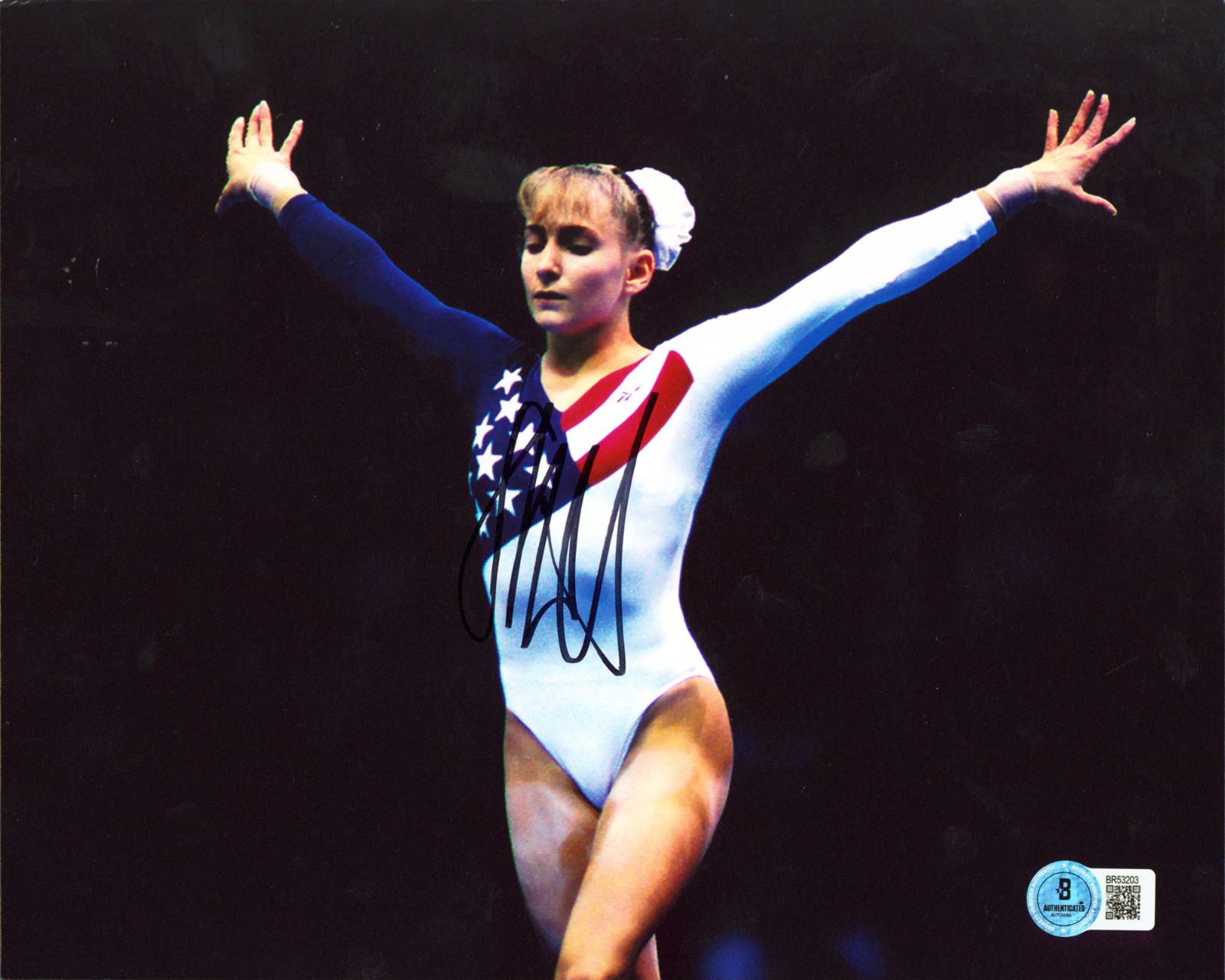 
Shannon Miller Authentic Signed 8x10 Horizontal Photo Autographed BAS #BR53203