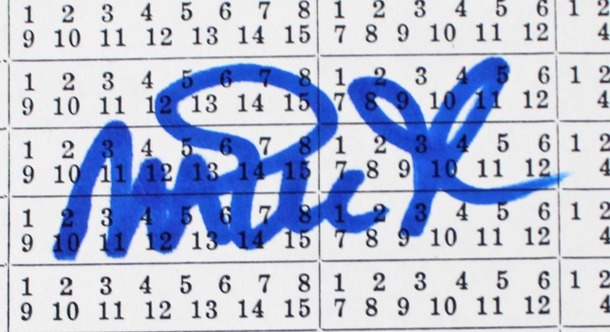 
Magic Johnson & Larry Bird Signed 1979 NCAA Final Scorecard BAS Wit #1W867912