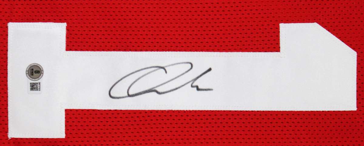 
Ohio State Quinshon Judkins Authentic Signed Red Pro Style Jersey BAS Witnessed
