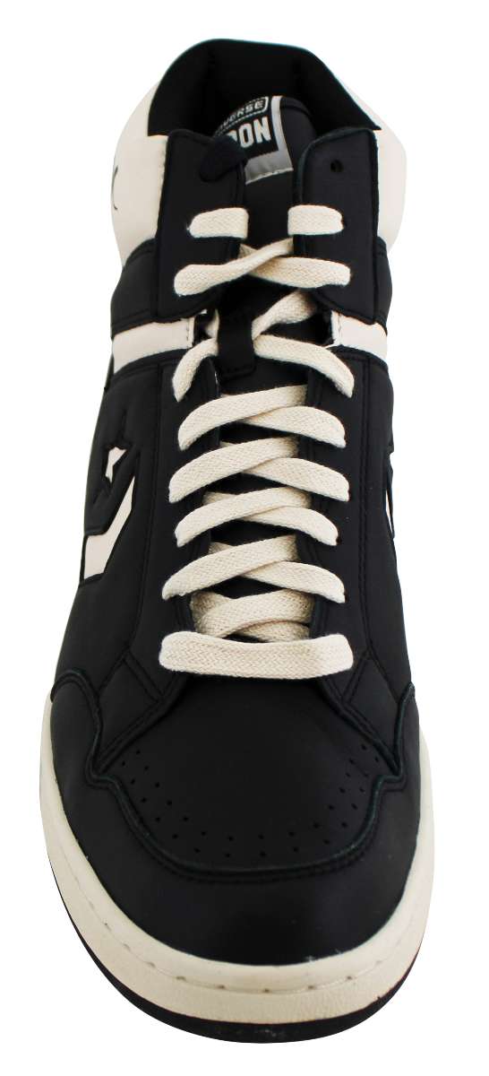 
Lakers Magic Johnson Signed Right Black & White Converse Weapon Shoe BAS Wit 3