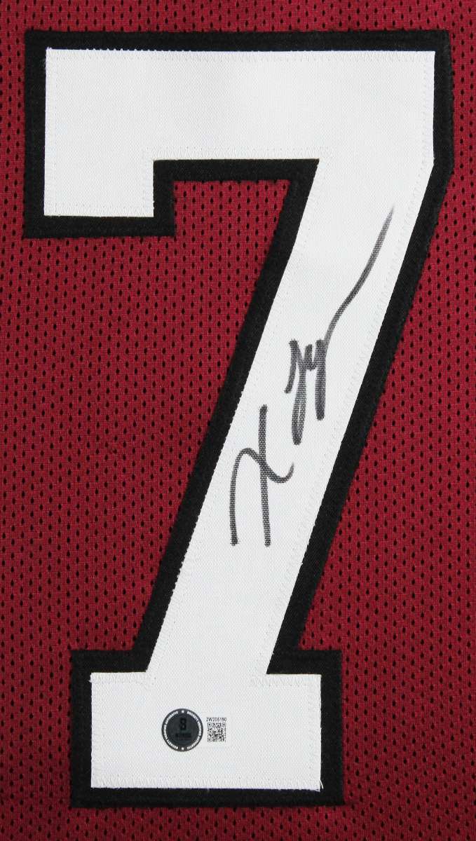 
South Carolina Xavier Legette Signed Maroon Pro Style Framed Jersey BAS Wit 2