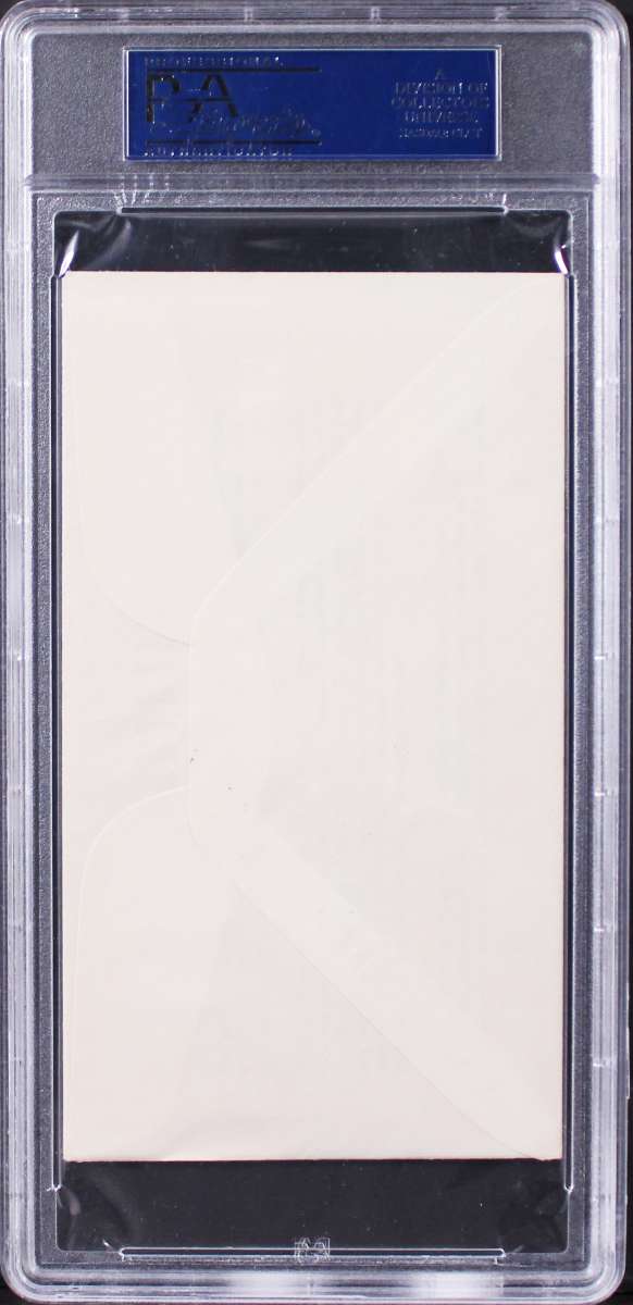 
Bill Cunningham Signed 3.75x6.5 Naismith HOF First Day Cover Postcard PSA Slab