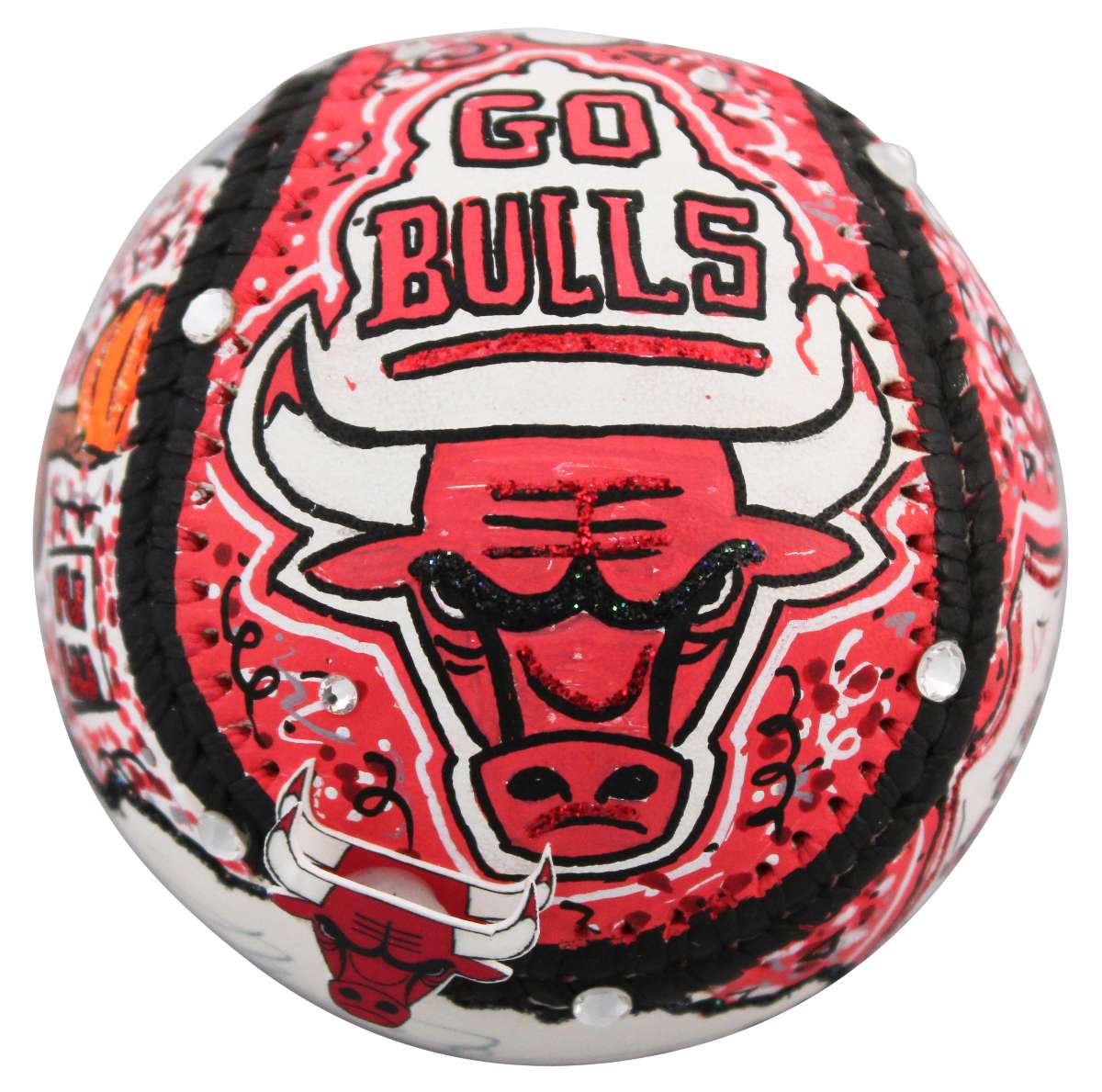 
Bulls Michael Jordan Signed Charles Fazzino Artwork Baseball Auto 9 BAS #AE13385